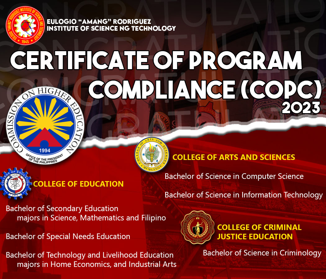 Certificate of Program Compliance (COPC) 2023