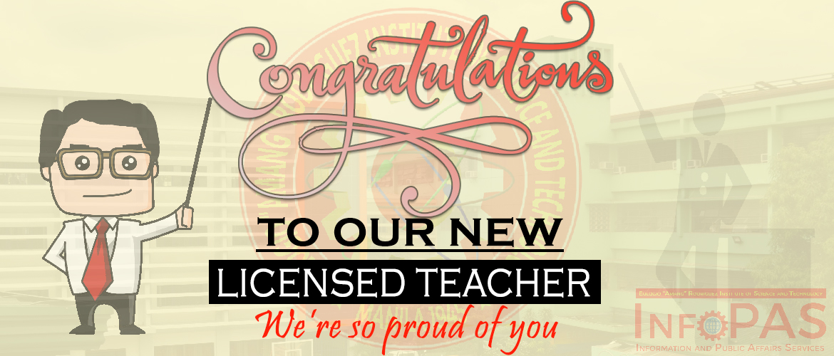 Congratulations to our New Licensed Teachers