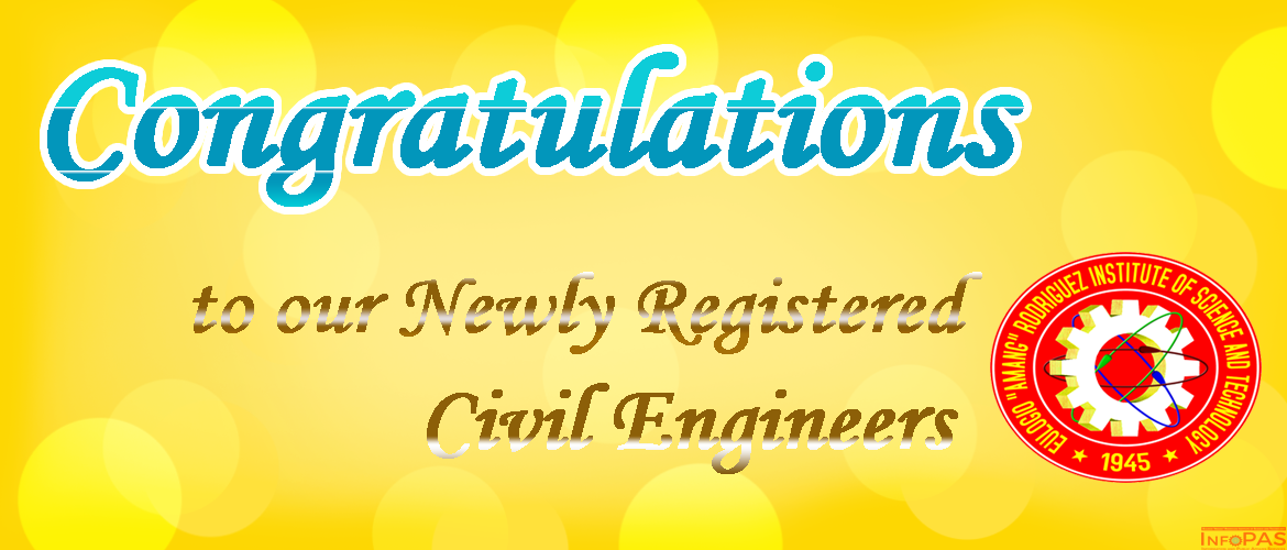 Congratulations to our Newly Registered Civil Engineers.