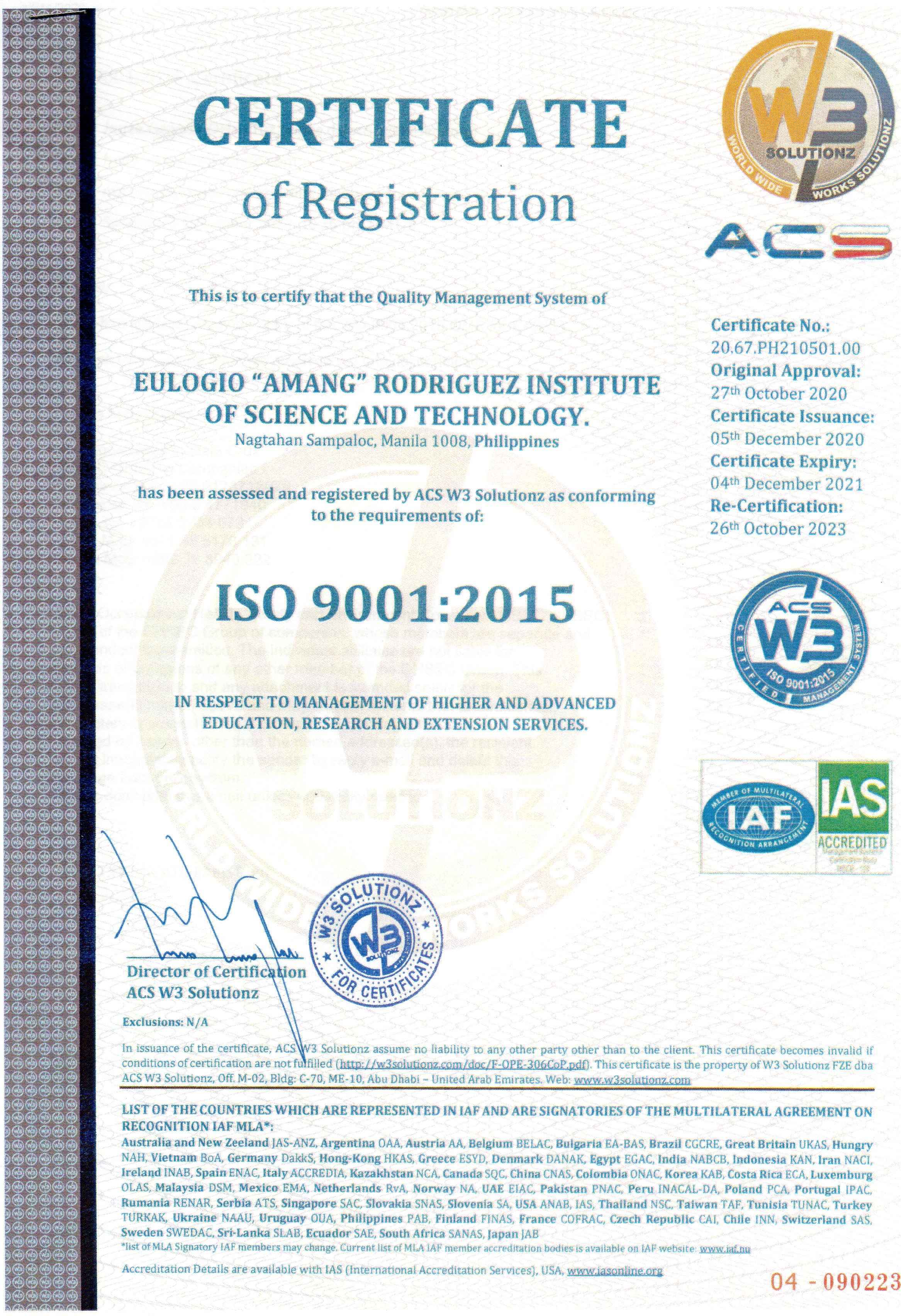 ISO 9001:2015